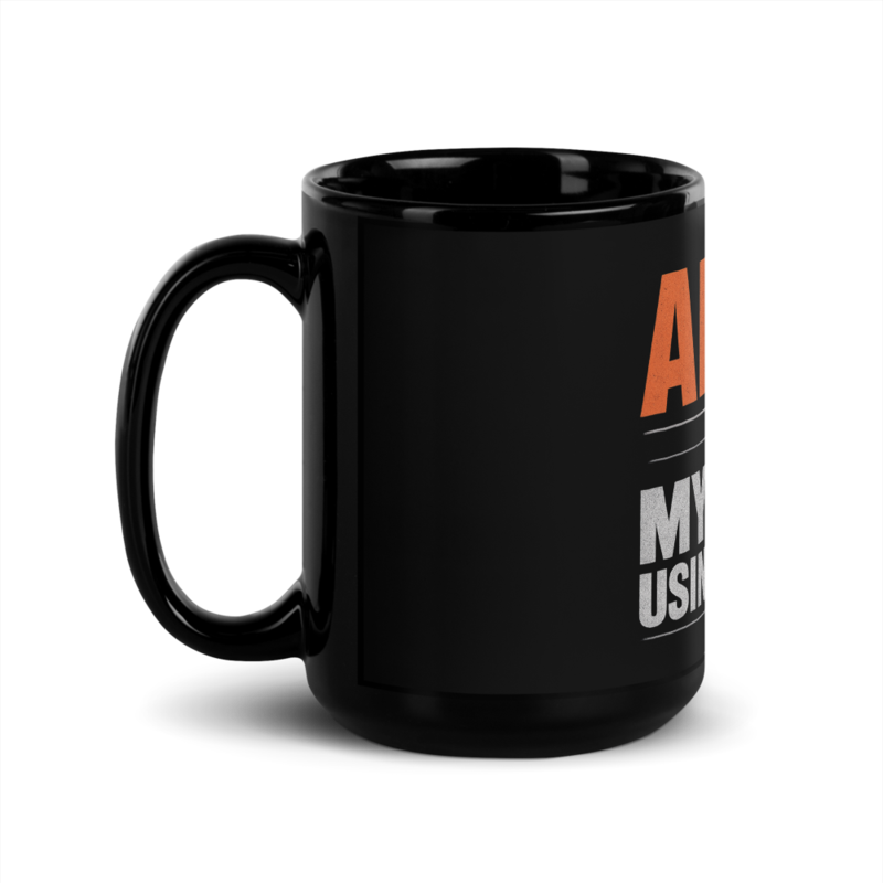 shirt9 boss using ai mug