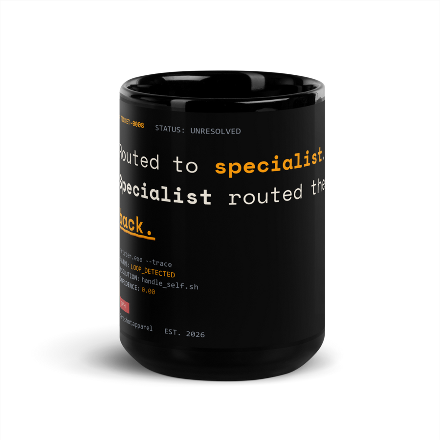 ZS Support Ticket Routed Mug - Front
