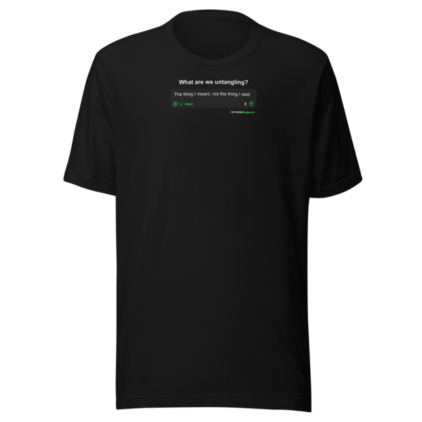 intent shirt front