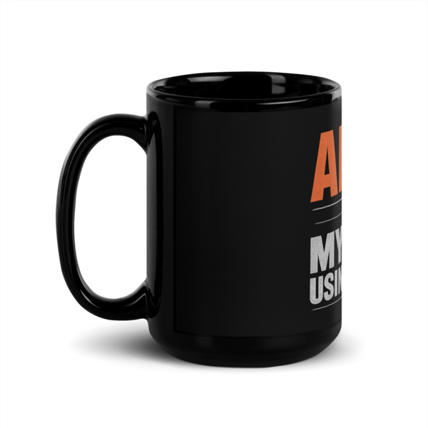 shirt9 boss using ai mug