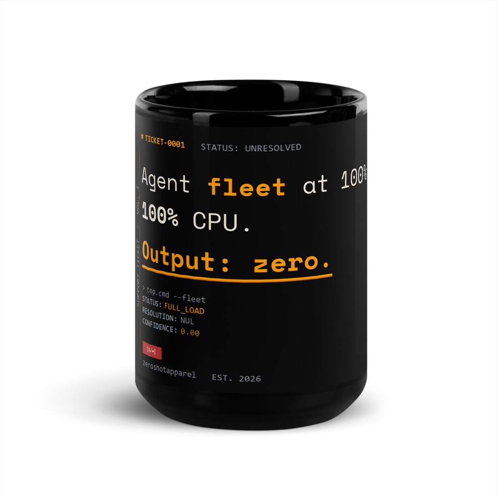 ZS Support Ticket Cpu Mug - Front
