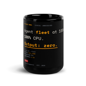 ZS Support Ticket Cpu Mug - Front