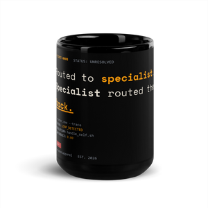 ZS Support Ticket Routed Mug - Front