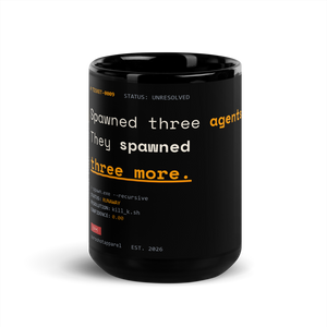 ZS Support Ticket Spawned Mug - Front
