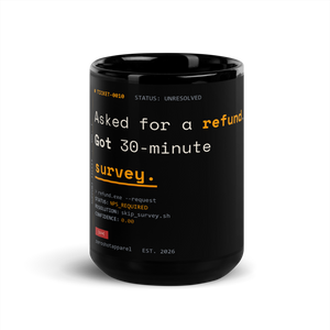 ZS Support Ticket Survey Mug - Front