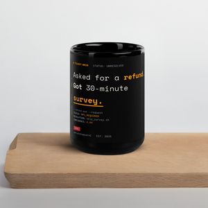 ZS Support Ticket Survey Mug - Lifestyle